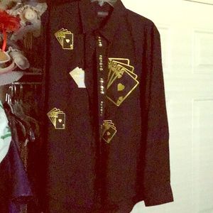 Tailored fun top poker accents